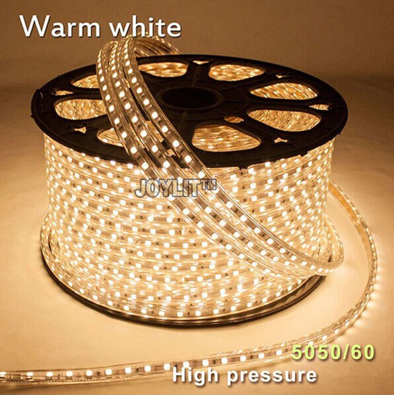 cheap DHL free 100M lot 60leds m 110V 220v smd SMD 5050 led flexible Strips waterproof Christmas Weeding Home Party Decoration Ligh