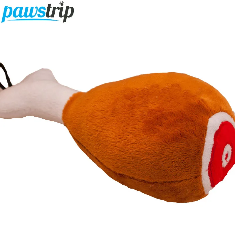 

2Pcs/lot Hot Selling Pet Toy Chicken Plush Filled Cotton Sound Squeaker Dog Toys