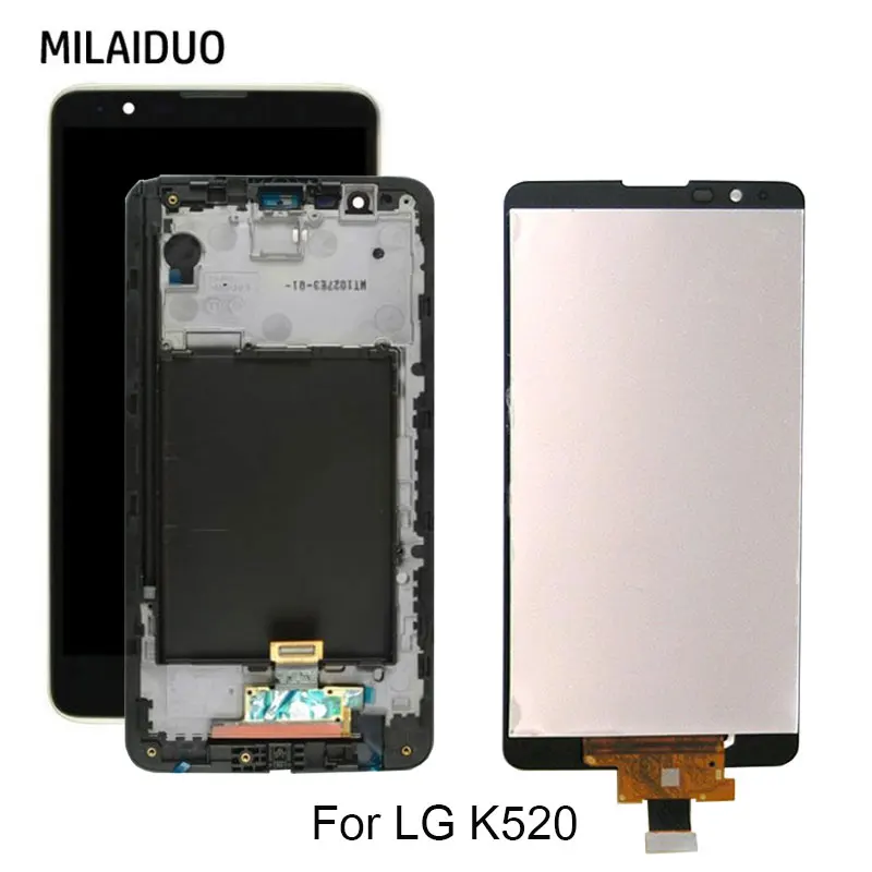 ЖК дисплей для LG Stylus 2 K520 LS775 кодирующий преобразователь сенсорного экрана в сборе