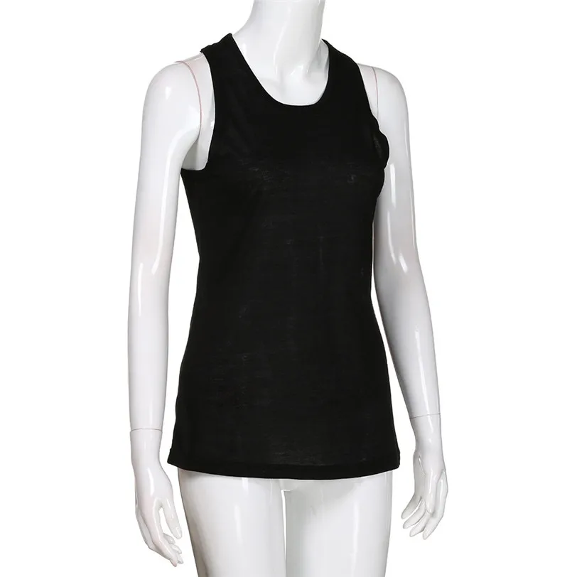 Racerback Workout Tank Top Vest Women Casual Loose Camis 2018 Women's Tops Base Shirt Women's Blouse Wholesale noAR13 (3)