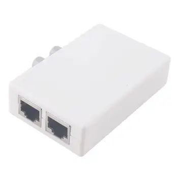 

Mini RJ45 Dual 2 Way Port Network Manual Sharing Switch Switcher Box Adapter HUB #44424
