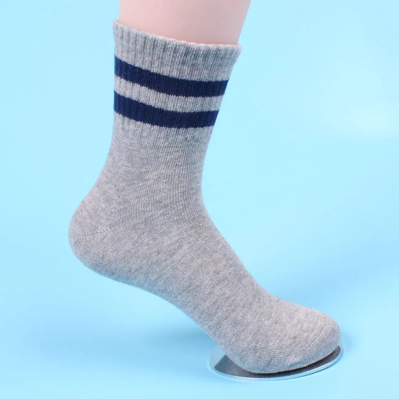 Autumn winter Children Socks Korean Cotton Stripes Boys Socks Girls 3-15 Year 3 Pairs / Lot