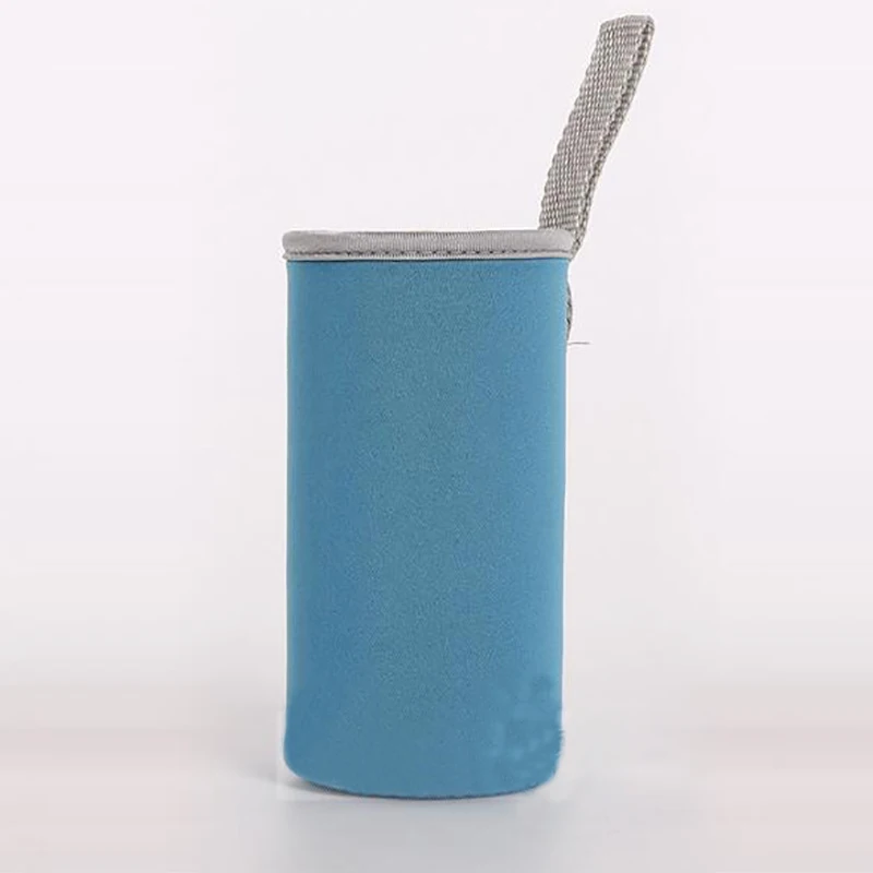 Ручной водяной Вакуумная чашка бутылка чехол Защитный чехол для 550/420/360/280 мл - Цвет: Blue 280ML