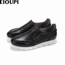 Eioupi дизайн из натуральной кожи модные мужские деловые повседневные ретро обуви дышащая мужская обувь E113