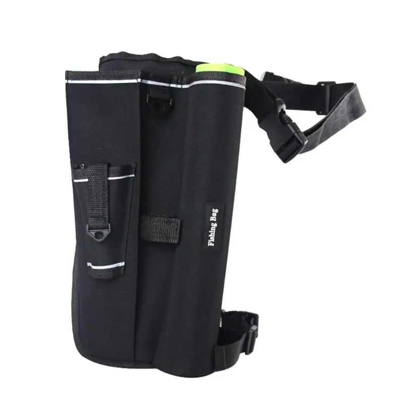 

Polyester Portable Black Fishing Rod Bag Case Multi-function Fishing Tackle Fishing Bags Fishing Accessories