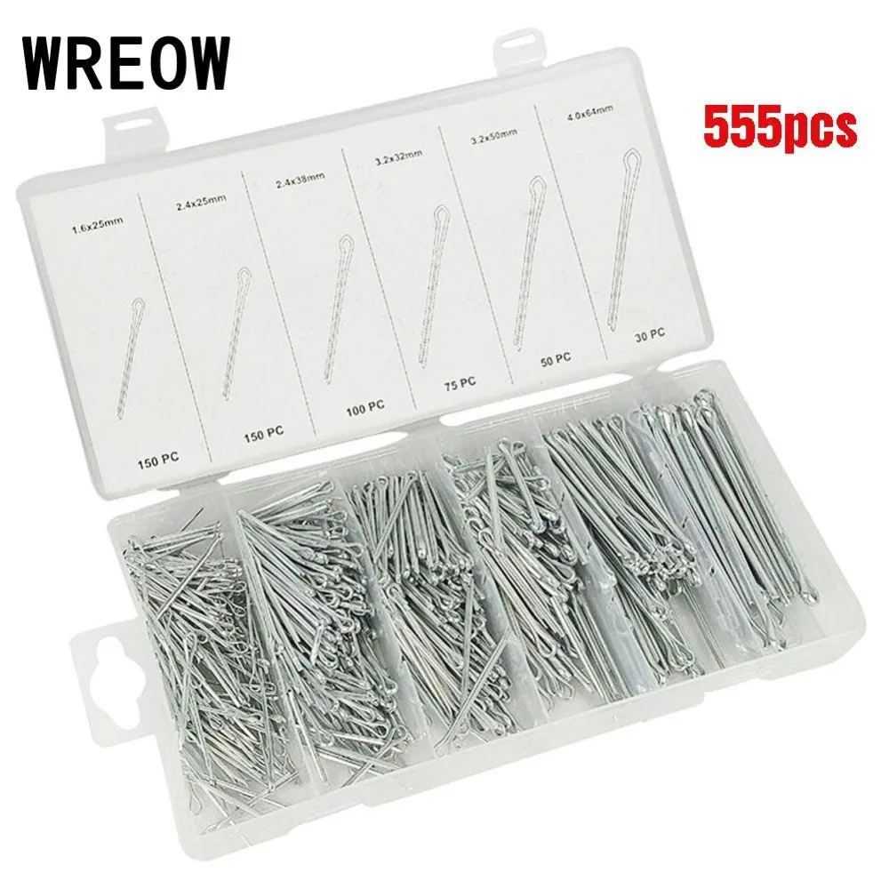 555pc/set Cotter Pin Mechanical Hitch Hair Tractor Clip Fastener Clip