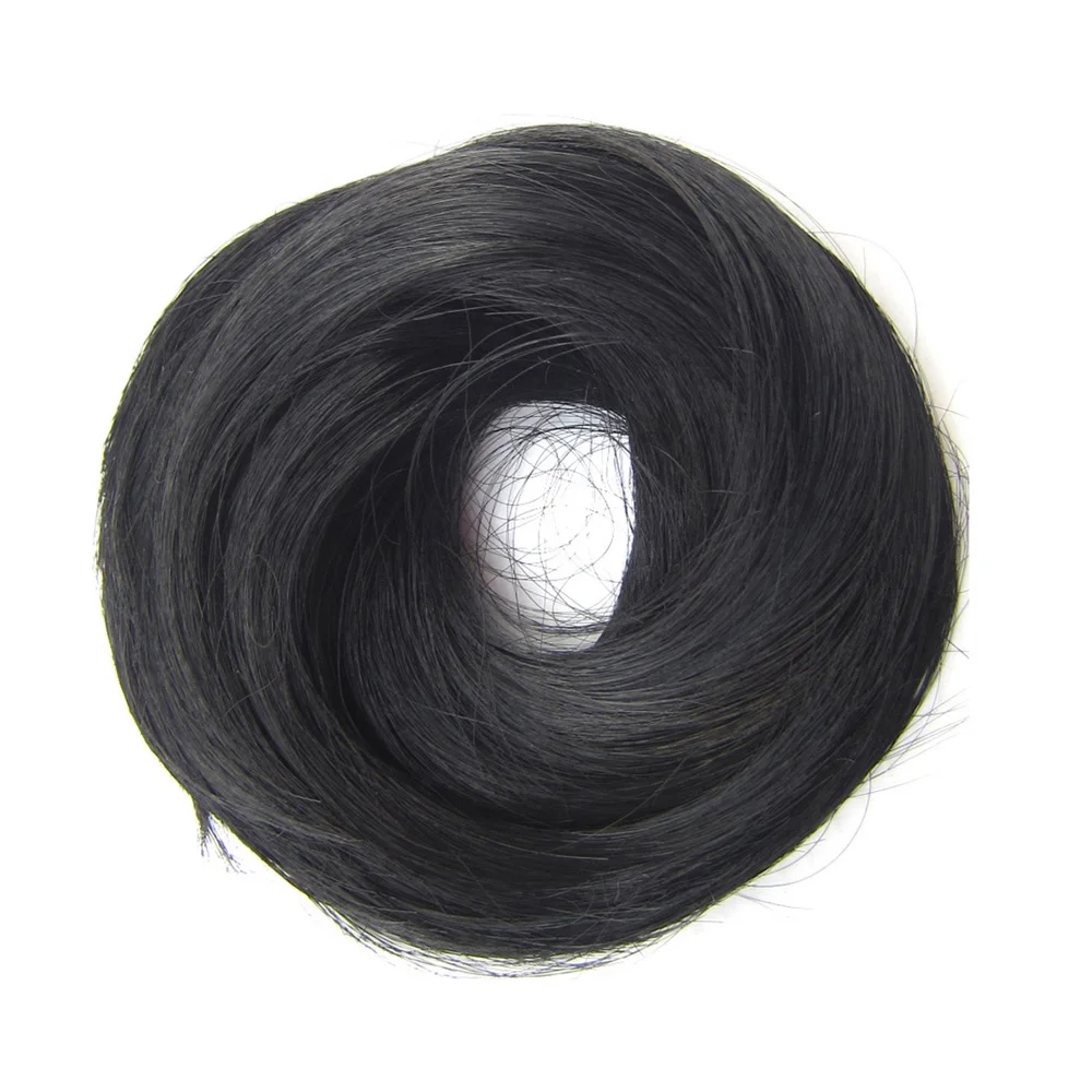 TOPREETY Жаростойкие синтетические волосы 30гр пончик-шиньон шнурок резинка Updo наращивание волос Q7