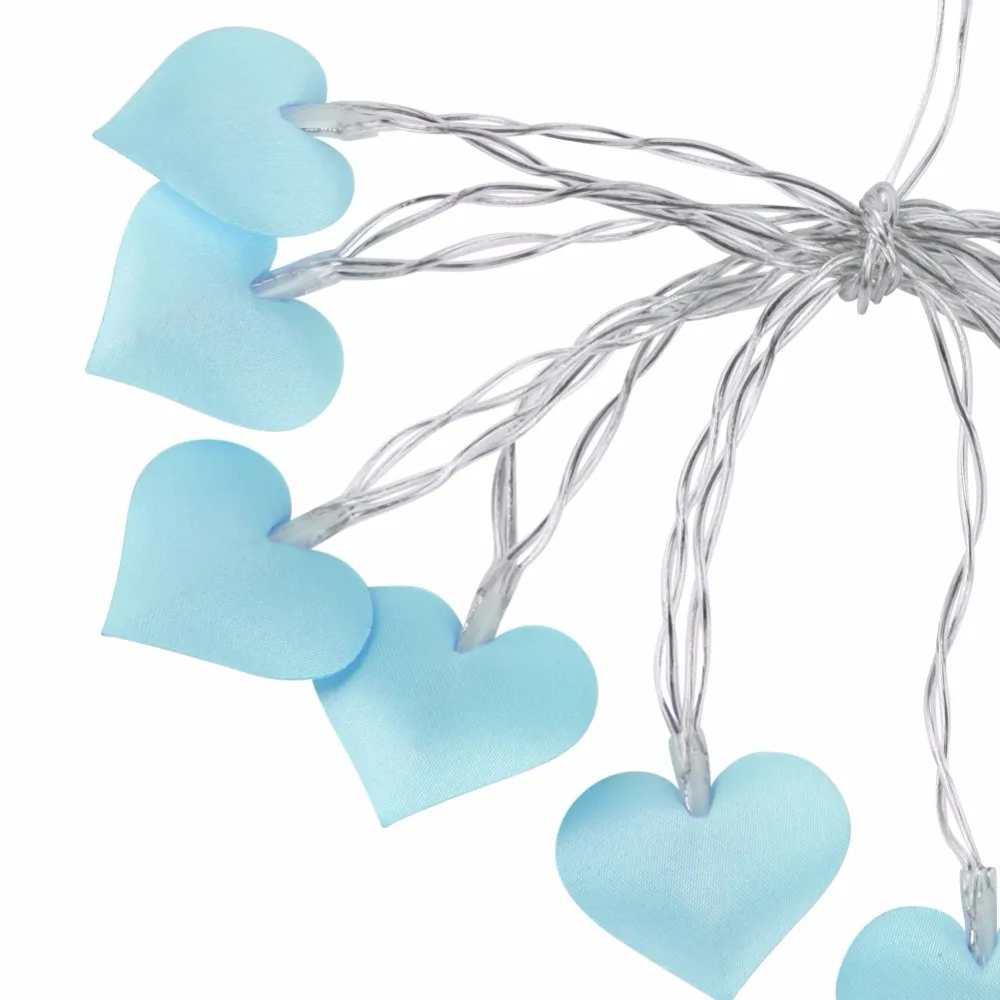 Romantic Love Heart String Lights Battery Operated Fairy String Lights