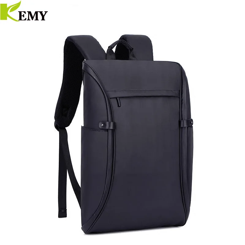 KEMY нагрудная сумка, новинка, ноутбук для мужчин, анти-вор, дизайн, рюкзак для путешествий, подходит для 15,6 дюймов, сумка для ноутбука, мужские деловые дорожные сумки - Цвет: Black bag