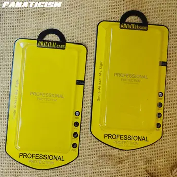 

Fanaticism Universal Retail Packaging For iPhone X 8 7 6s Plus Samsung Empty Package Paper+PVC Plastic Blister Box 1000 pcs/lot