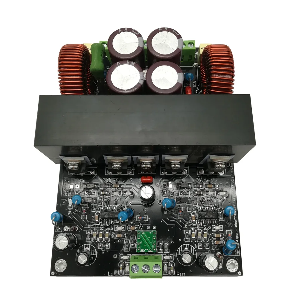 Lusya Class D HiFi IRS2092 Power audio amplifier 600W*2 4ohm Stereo channel amplifier Assembled board + - 60V B7-007 best integrated amplifier