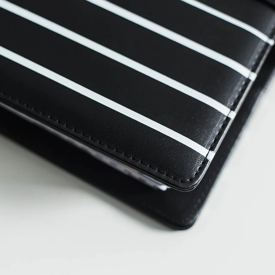 Милый черный кавайный Еженедельный Ежемесячный рабочий планер Love Doki дневник