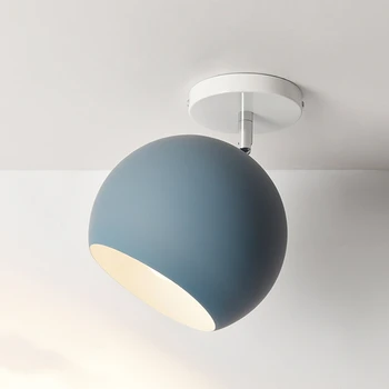 

Modern Round Ball Ceiling Light E27 Aluminum Lamp Plafonier for Home Corridor Living Room Bathroom