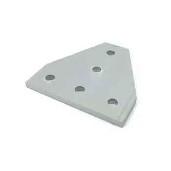

Funssor 5pcs* 5 Hole T Joining Plate - V Slot Aluminium Linear Extrusion Reprap 3D Printer parts accessory CNC aluminum alloy