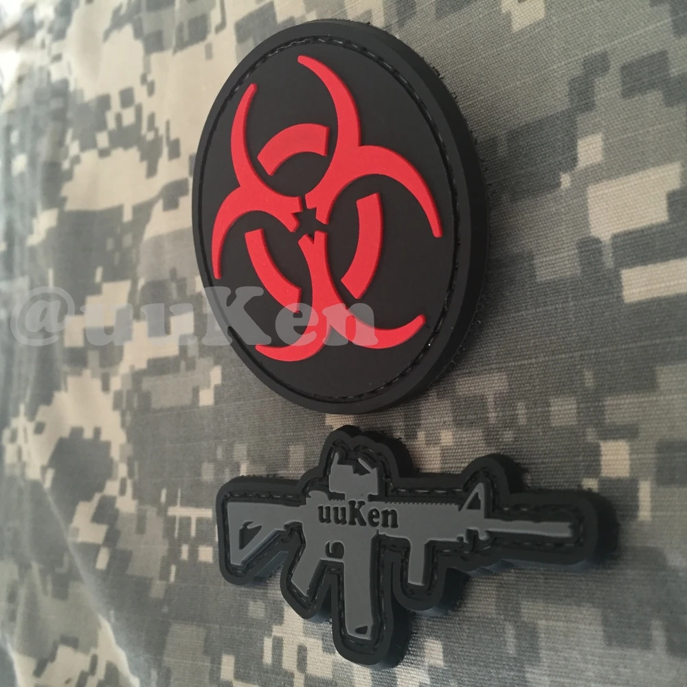 Biohazard Resident Evil Klett Patch Airsoft Paintball Tactical Sniper Softair 