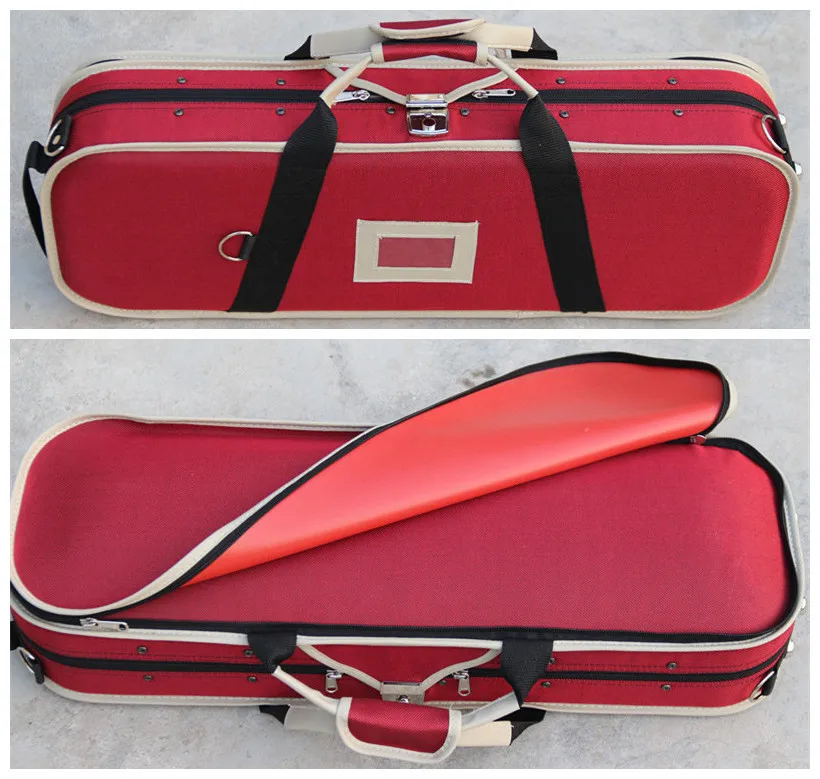

Lark Violin Case (4/4). Lightweight & Sturdy.Biconvex violin box, installed hygrometer, high quality carrying case.