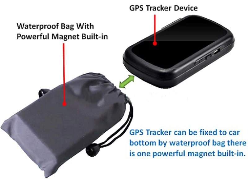 Gps трекер с мощным магнитом встроенный водонепроницаемый мешок, режим ожидания 60 дней, точность положения, плата gps платформа