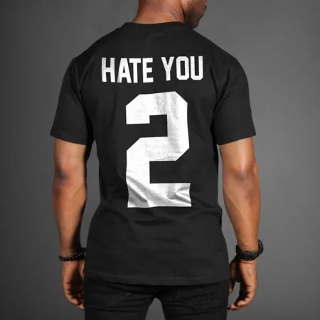 Jay-z HATERS cotton leisure T-shirt man tshirt euro size short sleeve O neck t-shirts wholesale crime xs-xxl | Мужская одежда