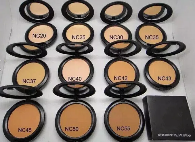 

2PCS!Brand Hot Makeup Fix Pressed Powder Palette Compact Face Powder Contour Make Up Studio 22 Colors Style Optional