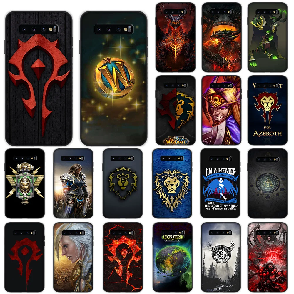 

World of Warcraft Soft Case for Samsung Galaxy S10 Plus S10e S7 S6 Edge S8 S9 Plus J6 Cover