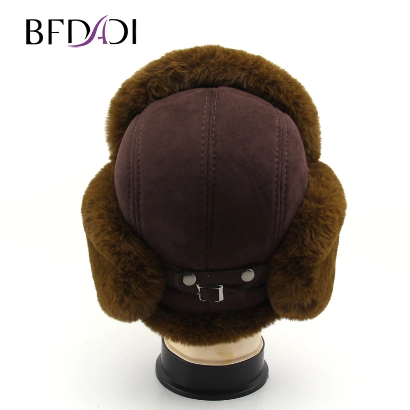 BFDADI, шапки-бомберы для мальчиков, 3 цвета, зимняя шапка, русская Толстая теплая однотонная мягкая ветрозащитная шапка-ушанка, шапка-ушанка, размер 52-56