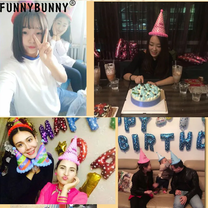 FUNNYBUNNY/большая шляпа для взрослых на день рождения с пятиконечной звездой в