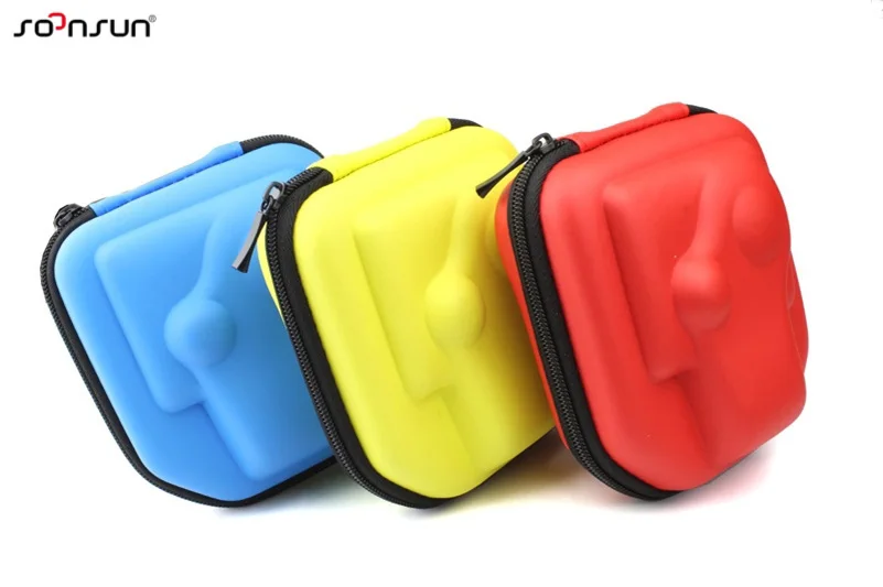 

SOONSUN Protective PVC Camera Bag Storage Box Travel Carry Case for GoPro Hero 3 4 5 6 7 SJCAM For Xiaomi Yi Sports Action CAM