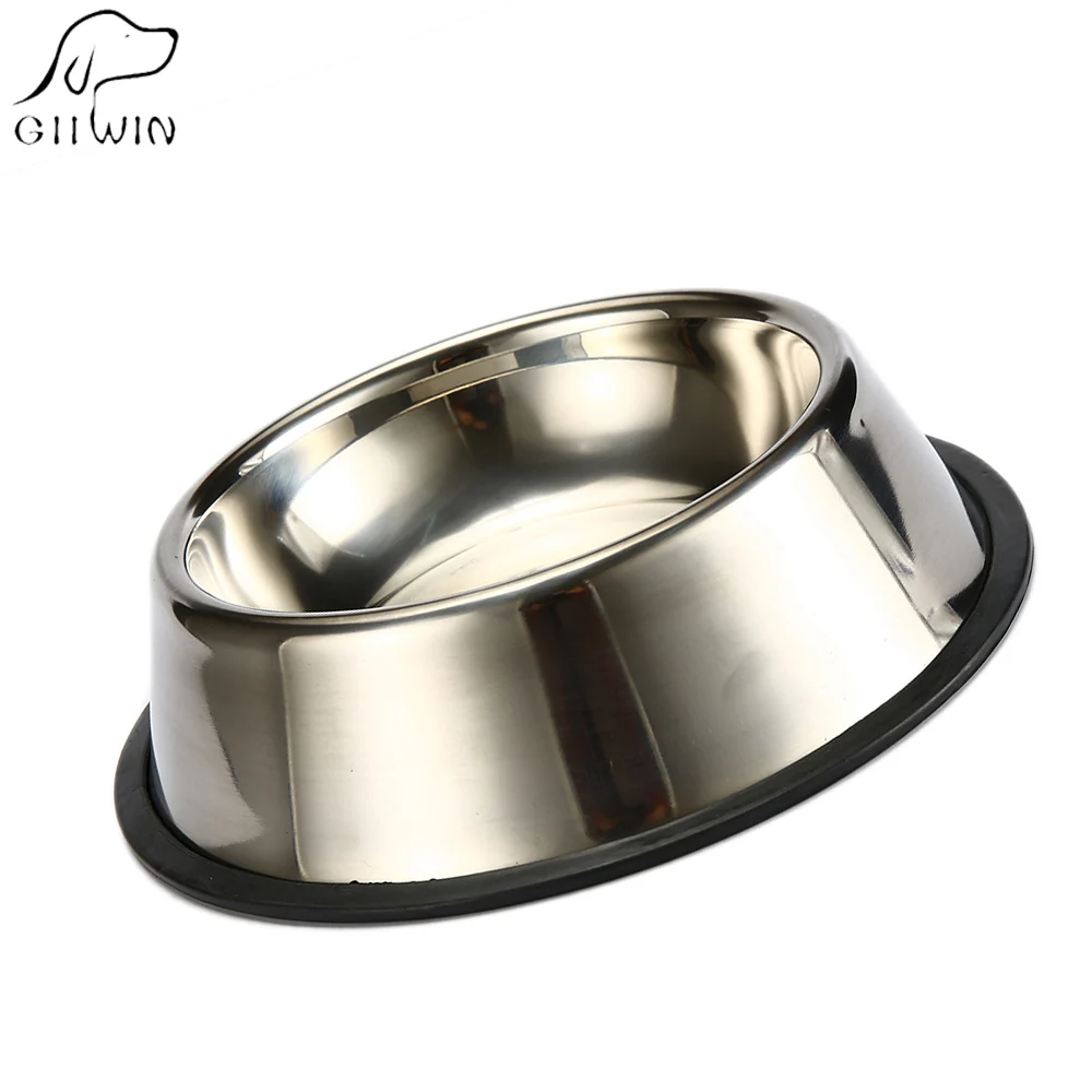 Buy Stainless Steel Dogs Feeding Bowls For Small Large Dog Cat Pet High Quality