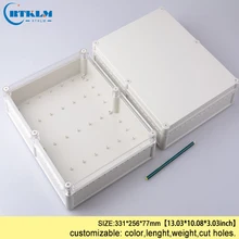 Уплотнительные соединители пластиковый корпус DIY IP68 водонепроницаемый наружный Электрический корпус abs пластиковый Электрический ящик 331*256*77 мм