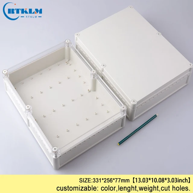 Seal Wire Connectors Plastic Enclosure Diy Ip68 Waterproof Outdoor Seal Wire Connectors Plastic Enclosure Diy Ip68 Waterproof Outdoor Electrical Abs Electric Box 331 256 77mm