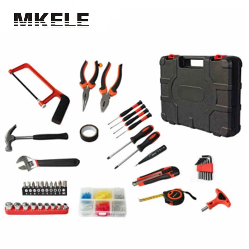 

High Quality 82 PCS ET-DZ82 Professional Household-hardware Combination Tool Box Set Kit Packed Square Herramientas Hand