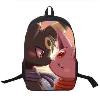 

Boys Girls Teens Pokemon Printing Backpacks Eevee Children Boy Girl Beautiful School Bags Pikachu Travel Backpack for Men Women