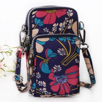 

New Arrival Cross-body Mobile Phone Shoulder Bag Pouch Case Belt Handbag Purse Wallet Newest Free Shipping 20 Colors