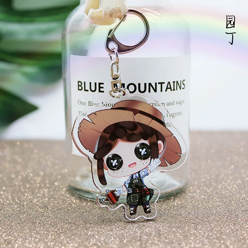 

Cartoon Identity V Acrylic keychain Fifth personality Naib Subedar Tracy Reznik fashion funny pendant Keyring Jewelry Chaveiro