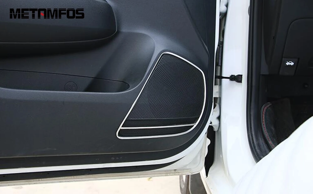 Для Kia Rio 4 X-line дверной громкий динамик аудио звуковой динамик накладка декоративная рамка интерьерные аксессуары для автомобиля Стайлинг