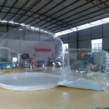 Прозрачный надувной пузырь палатка/гигантский надувной пузырь Глобус Палатка/Открытый Кемпинг один туннель надувной чистый тент