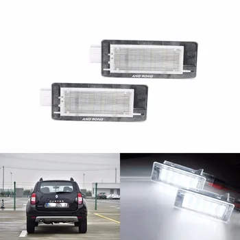 

ANGRONG LED Licence Number Plate Light For Renault Laguna Scenic MK2 MK3 Espace MK4 Fluence
