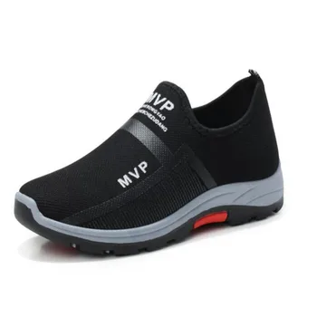 

New men's casual shoes breathable mesh shoes men's hiking shoes men's black fashion sports shoes