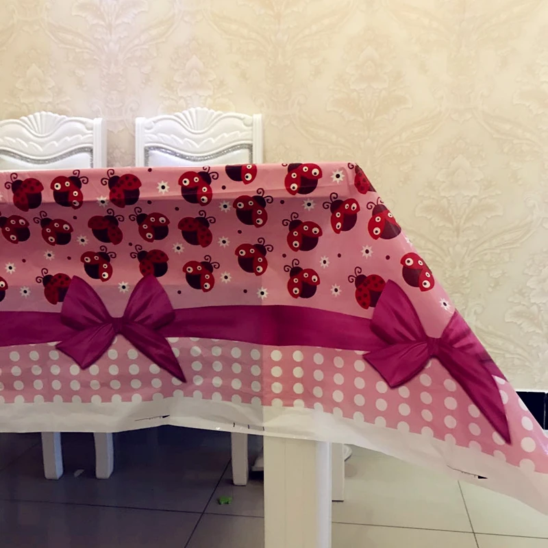 Bow Knot Kids Hy Birthday Party Supplies Disposable Tablecloths Bow Knot Kids Hy Birthday Party Supplies Disposable Tablecloths Baby Shower Christmas Plastic Table Decoration Ideas
