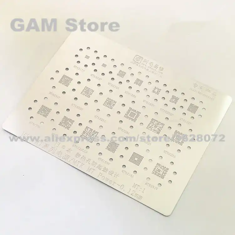 MT6735V MT6737V MT6753V CPU BGA Stencil Reball Pin Solder Tin Plant Net