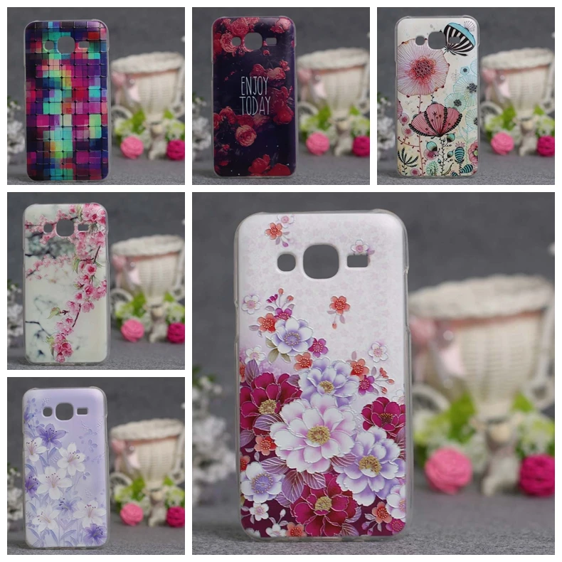 Роскошный чехол для samsung Galaxy J5 2015 J500 J500F 3D Рисунок мягкий силиконовый телефона
