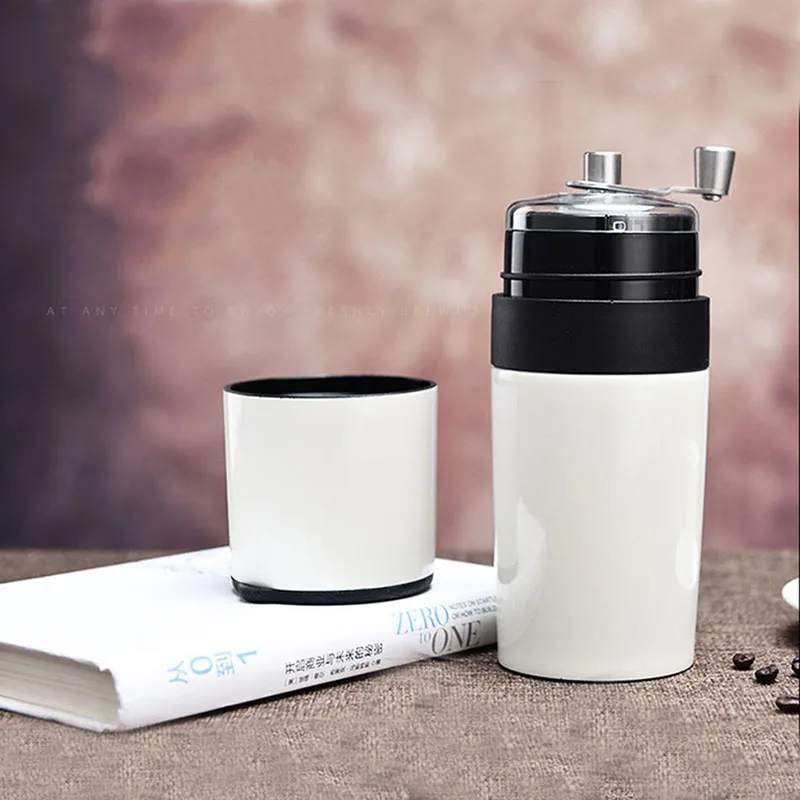 MICCK الفولاذ المقاوم للصدأ دليل القهوة ماكينة طحن تختمر في واحد ماكينة صنع القهوة كابتشينو اتيه الفن اليد مطحنة Coffeeware الفاصوليا