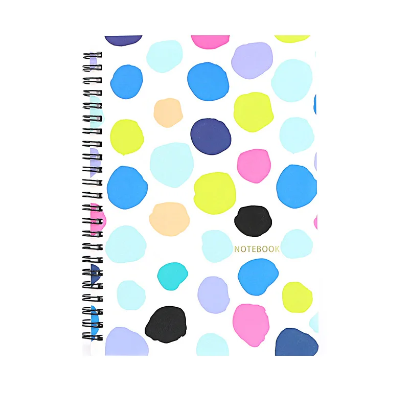 aesthetic graph spiral cute ring binder exercise composition lined notebook with graph and lined paper