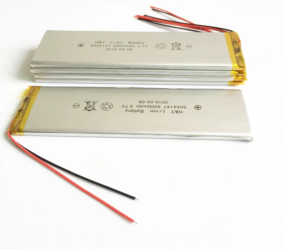 

Lot 5 pcs 3.7V 4000mAh Li-Po Polymer Lithium Rechargeable Battery For Tablet PC Power Bank GPS PAD DVD Laptop Notebook 5044147