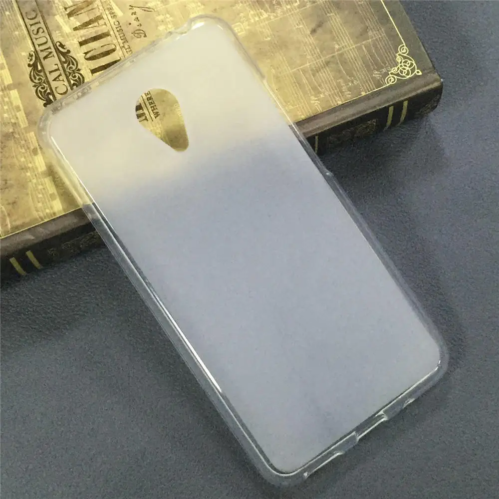 Мягкий чехол из ТПУ для Meizu M2 Note, силиконовый чехол на заднюю панель, чехол s для Funda Meizu M2 Note Meilan Note 2, M2Note, чехол для телефона, Fundas - Цвет: clear case