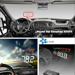 Автомобиль HUD безопасной езды Дисплей для Renault Master 2010 ~ 2015-refkecting лобовое стекло Head Up Экран дисплея проектор