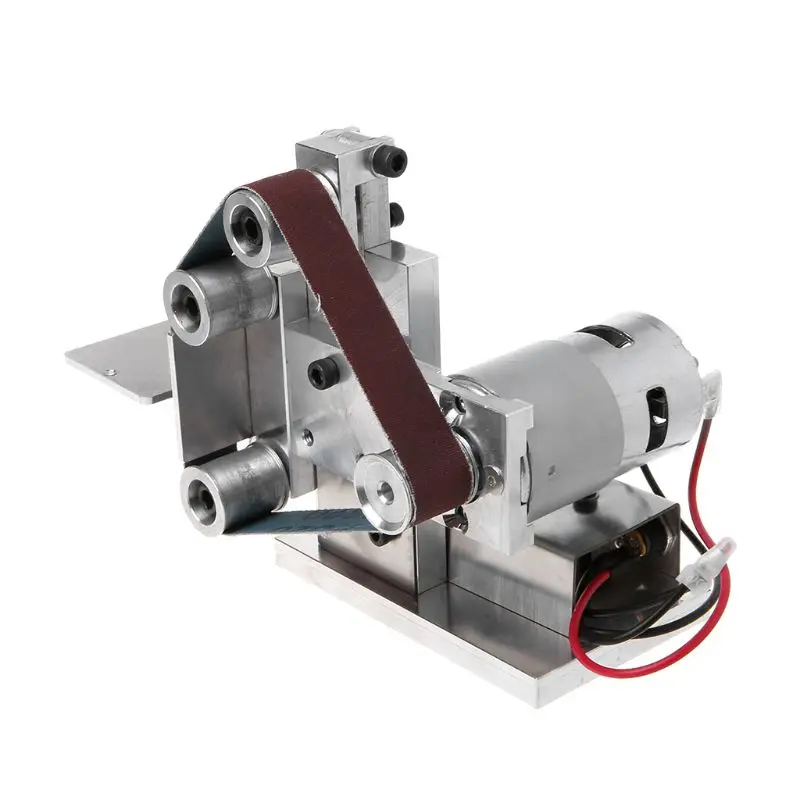 

220-240V Multifunctional Mini Electric Belt Sander Electric Grinder DIY Polishing Grinding Machine Cutter Edges Sharpener