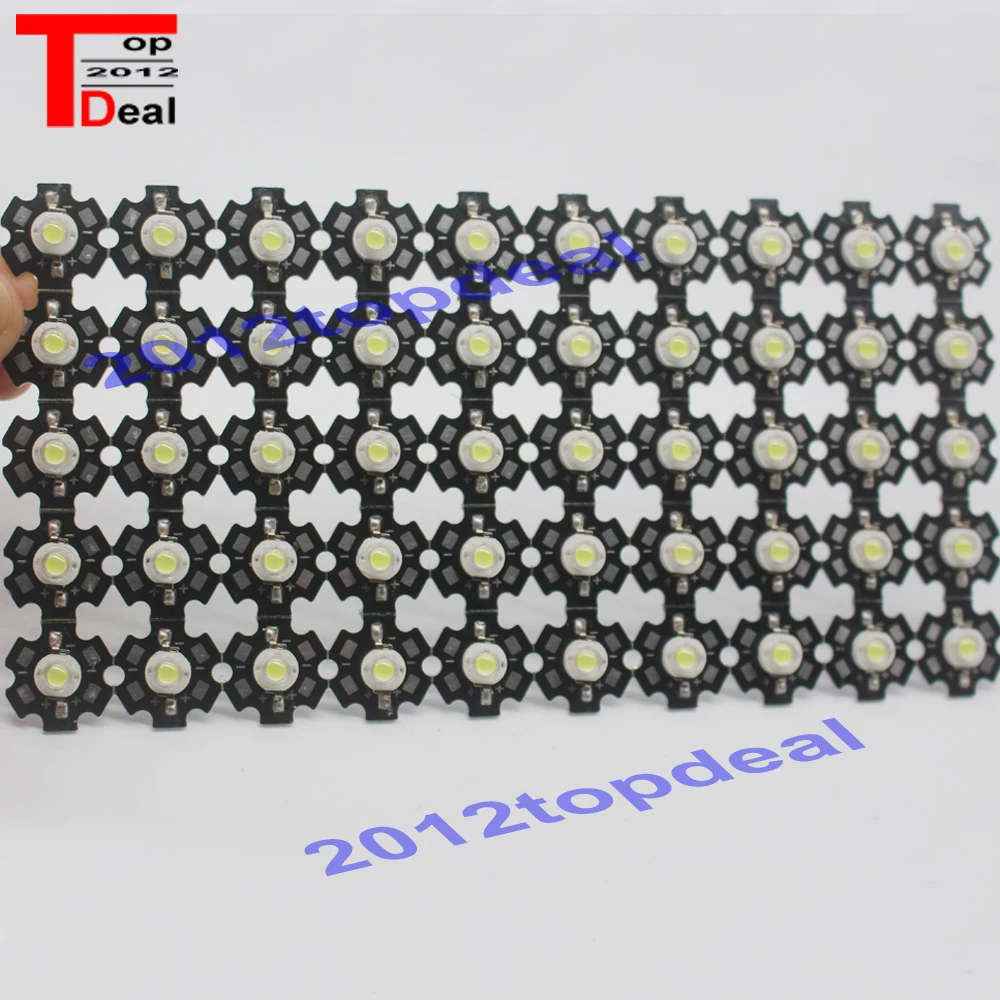 100PCS 1W 3W High Power LED PCB Aluminum Star base DIY PCB 20mm M98