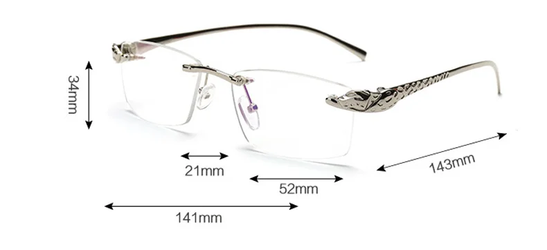 Cubojue, мужские очки без оправы, оправа, леопардовые очки, мужские золотые очки по рецепту, роскошный дизайн, фотохромные, прогрессивные