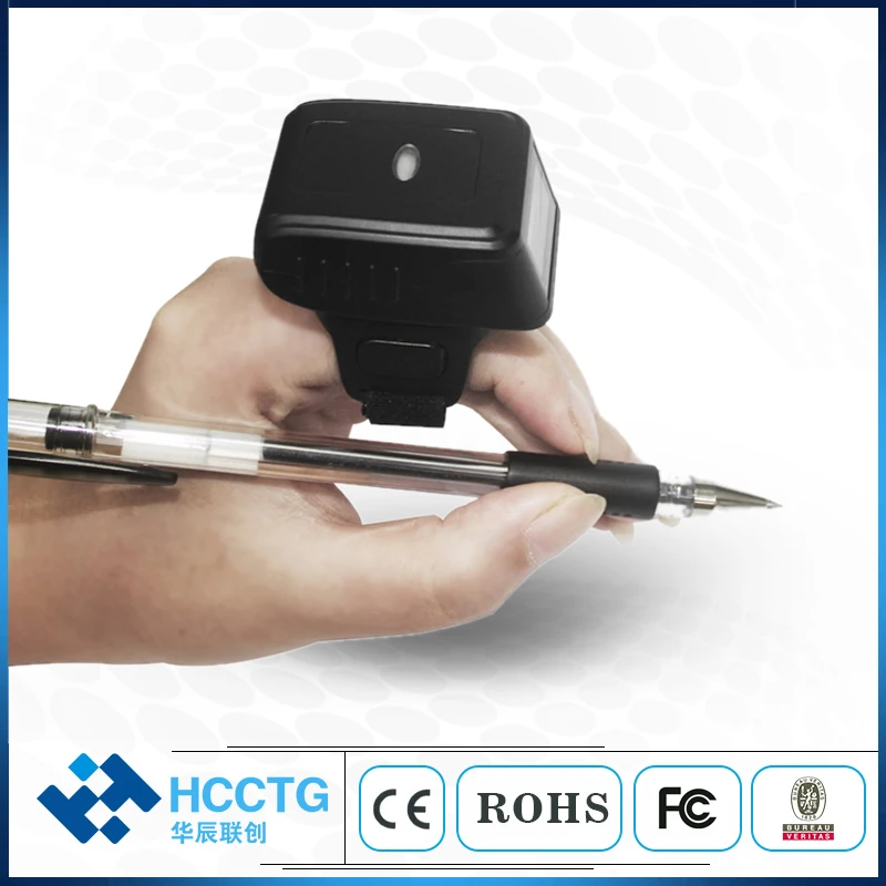 CMOS البسيطة لبس الطوق بلوتوث 2D QR رمز الباركود ماسحة HS-S03 CMOS البسيطة لبس الطوق بلوتوث 2D QR رمز الباركود ماسحة HS-S03
